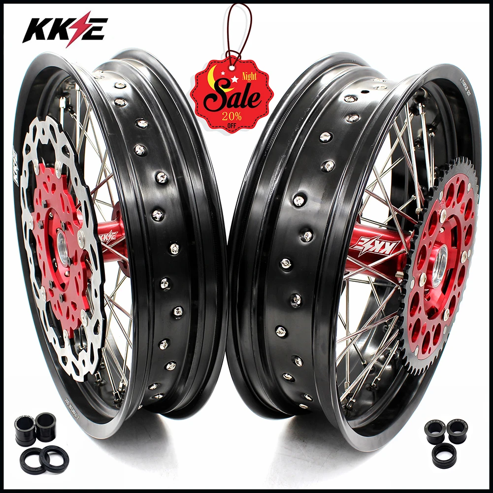 Колесные диски KKE 3 5 и 4 25 XR650R 2000 2008 CUSH Drive Supermoto для заднего колеса HONDA 240 мм|Колеса| |