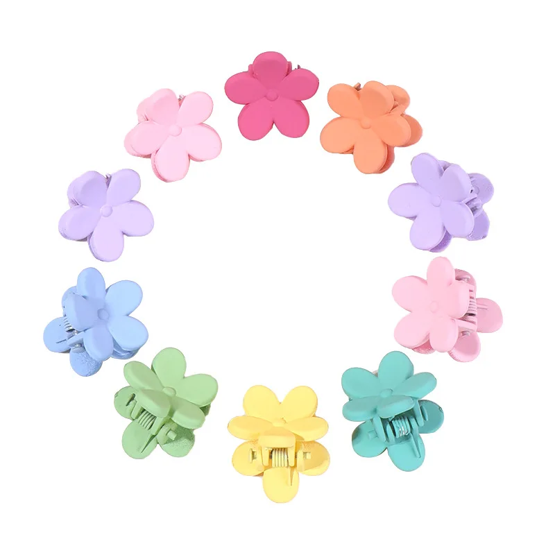 

Free shipping women 10pcs hair clips girl's candy lovely mini hairclaws sweet Hair accessories lady's basic headwear side clips