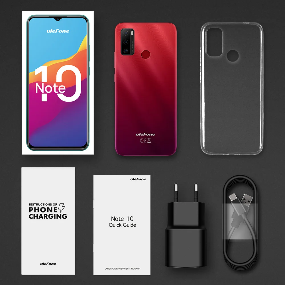 Ulefone Примечание 10 Android 11 2 ГБ + 32 Гб Смартфон 6 52 &quotЭкран Octa Core 4G мобильный телефон с