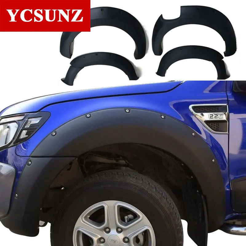 Крыло арки колеса с гайками внедорожные аксессуары для Ford Ranger T6 2012 2013 двойная кабина