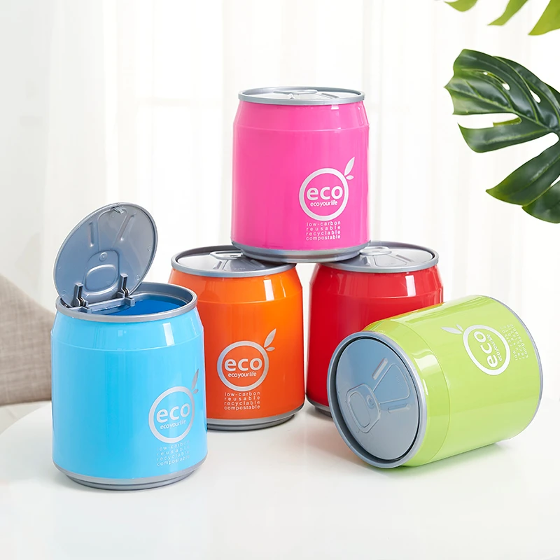 

Creative Home Living Room Desktop Trash Can Kitchen Organizer Mini Office Trash Can Coffee Table Children's Table Storage Box