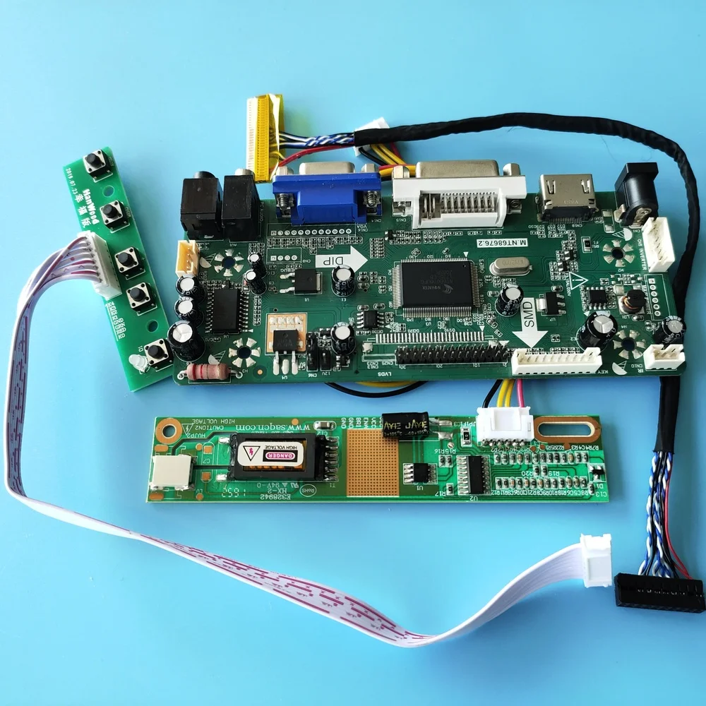 ЖК дисплей DIY низковольтного дифференциального сигнала VGA плате контроллера