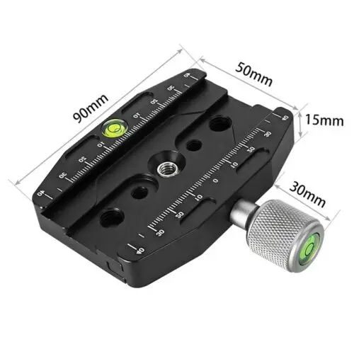 

QR-90N 90mm Quick Release Clamp for Tripod Head Compatible with Arca Style Plate, Camera Bars, Multi-Purpose Rails