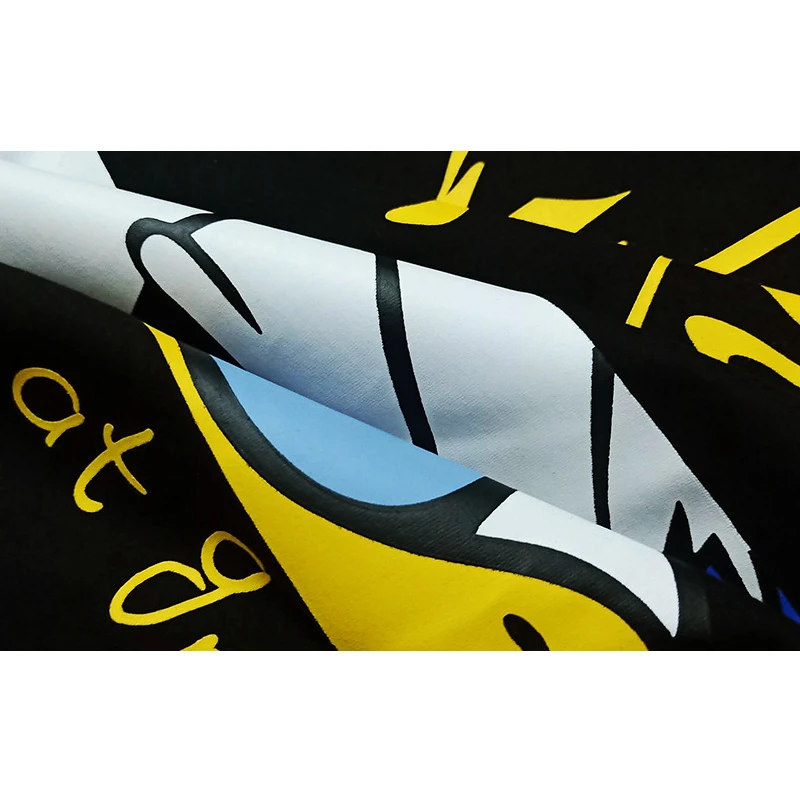 

Lyprerazy Plus Size Summer Cartoon Duck Printed T Shirt Hip Hop Loose Men's Tee Tops for Big Guys Tide Brand