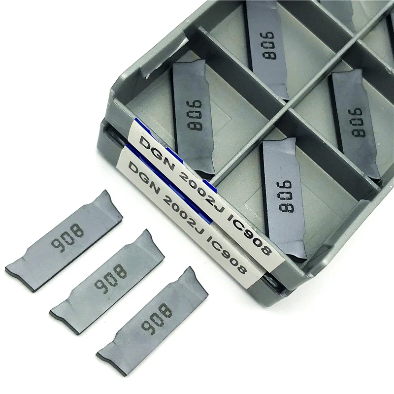 

DGN2002J IC908 2 мм режущая пластина из карбида высокого качества режущий инструмент CNC токарная вставка разделение и канавочный инструмент