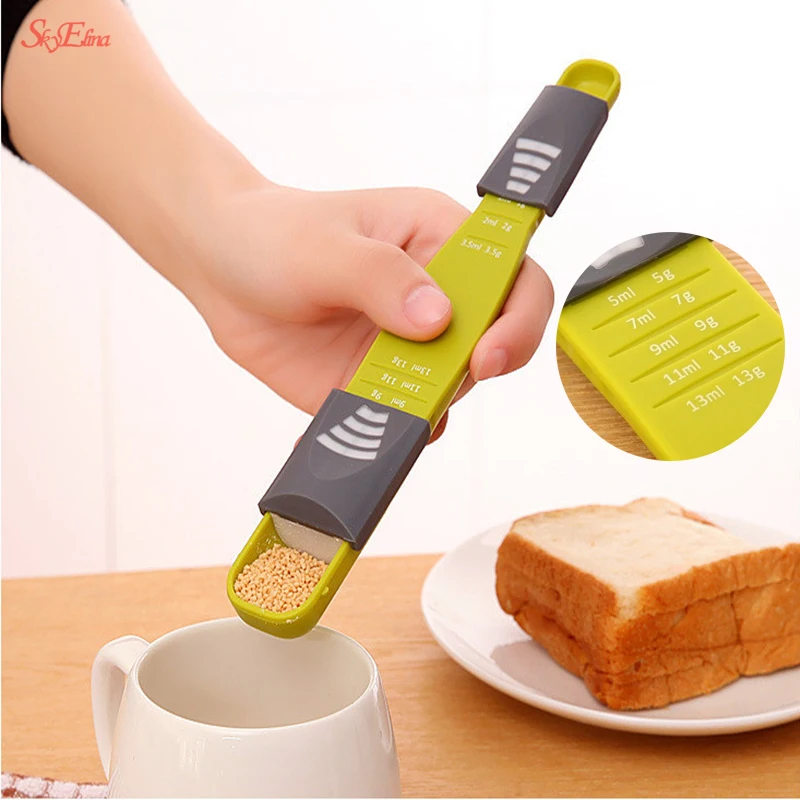 Skyelina мерная чашка двойной конец восемь киосков мерные ложки с регулируемой