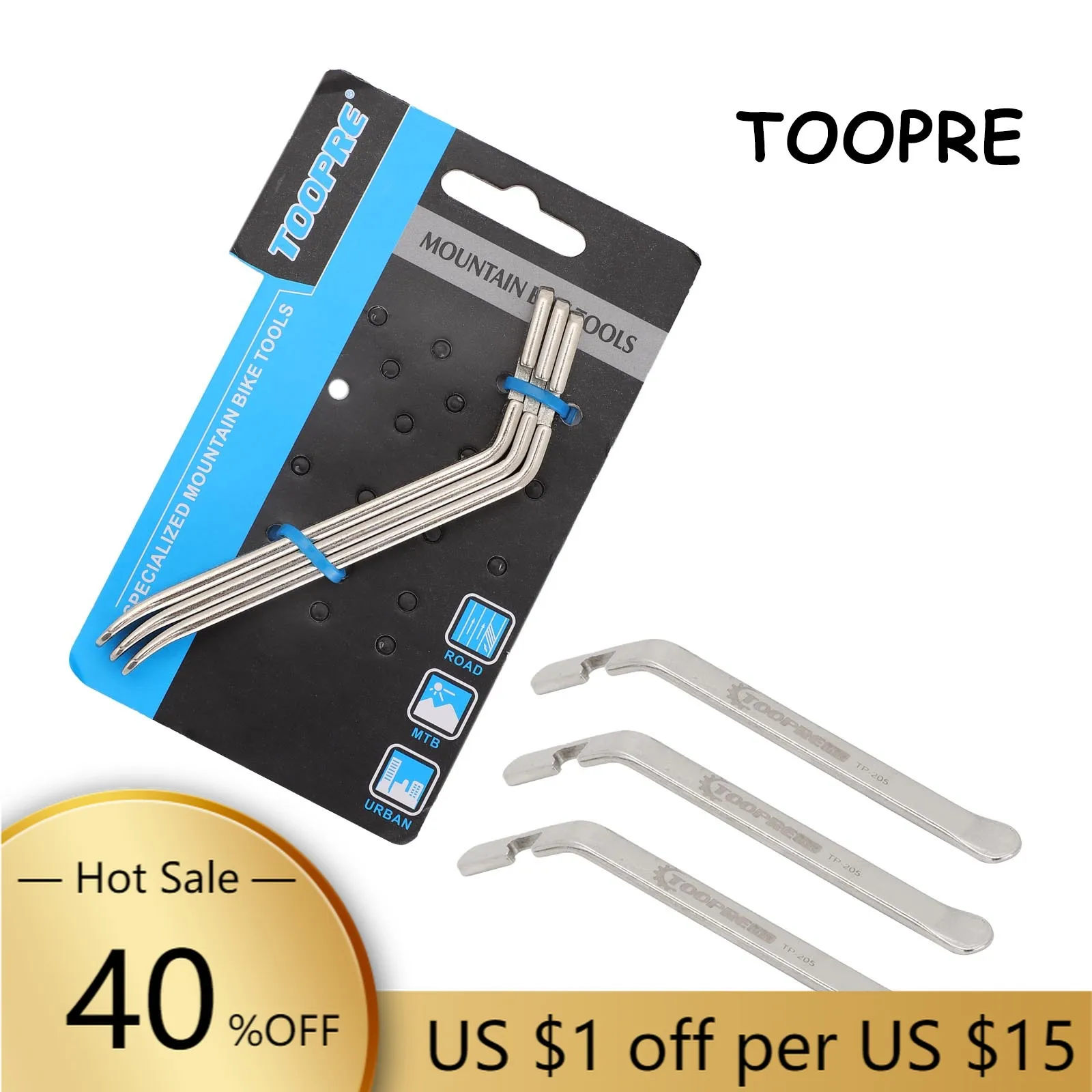 

3pcs Cycling Tire Lever Pry Up Tool Outdoor Mountain Bicycle Remover Repair Tools Stainless Steel Electrophoresis Bike Pry Bar