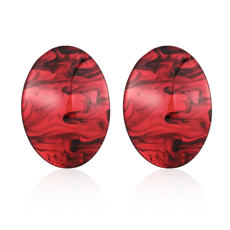 Богемная большая овальная искусственная кожа для женщин акриловая черепаховая