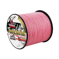 never faded red and white braided fishing line 4strand 2 100lbs 500m 1000m 1500m 2000m super pe wire carp fishing cord saltwater