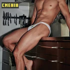 Трусы-брифы мужские из модала, быстросохнущее бикини, пикантное нижнее белье для геев, AD314