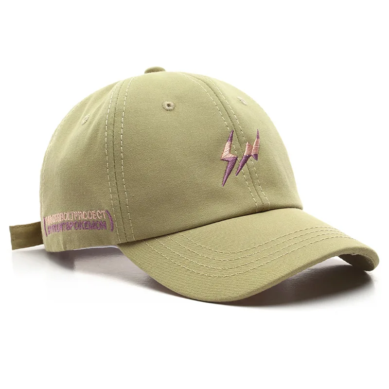 Новинка 2020 Повседневная Бейсболка головные уборы с вышивкой вспышки летняя