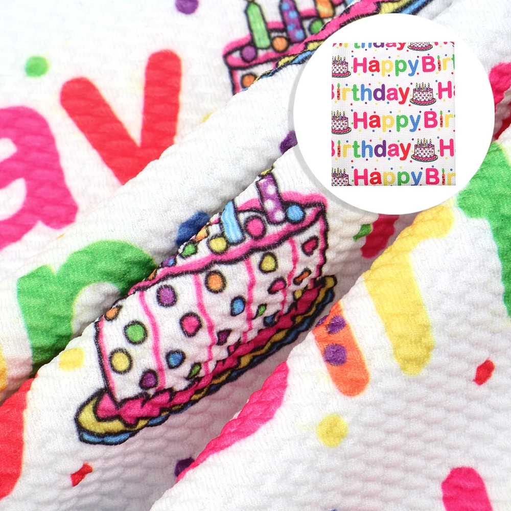 50*145 см Ткань с принтом в виде букв пирога текстурированная ткань Ливерпуля