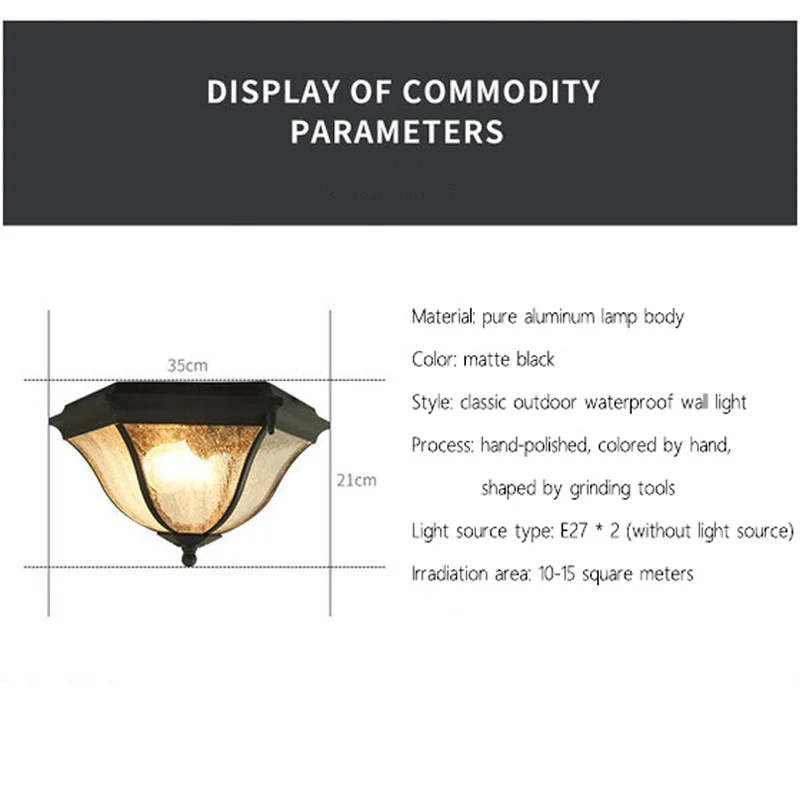

Outdoor Ceiling Lights Hallyway Balcony Entrance Ceiling Lighting Industrial Loft Retro Surface Mounted Ceiling Lamp Fixtures