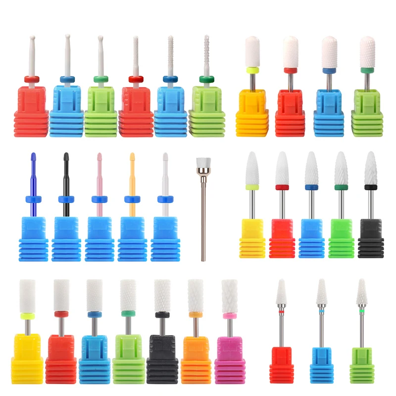 Керамические фрезы для ногтей твердосплавные насадки профессионального