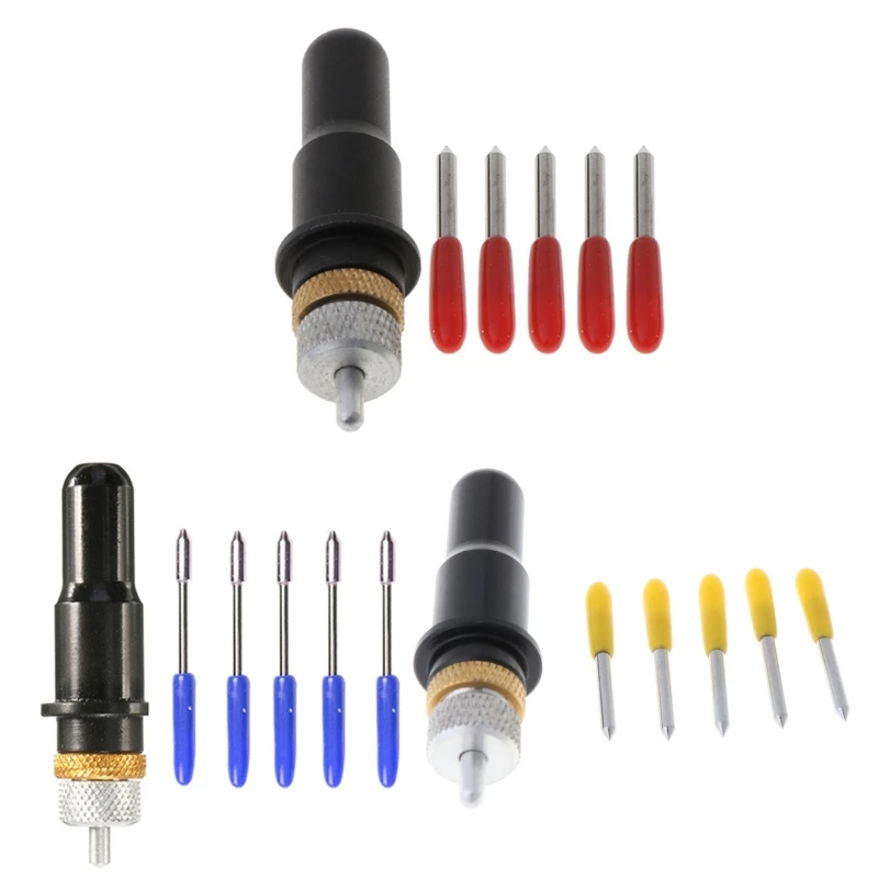 12 мм черный режущий плоттер с 5 лезвиями 30/45/60 градусов для Roland виниловый резак