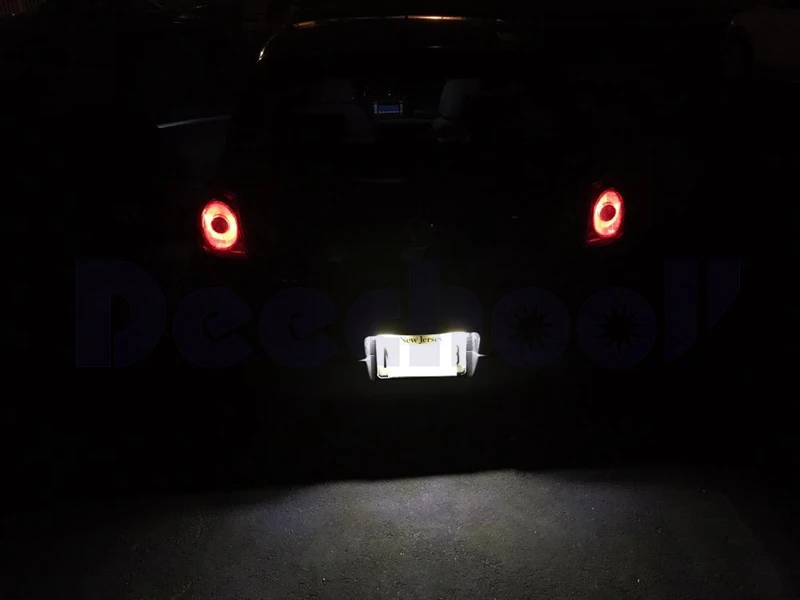 Чисто белый Canbus лампы заднего хода + для номерного знака Volkswagen VW golf 6 mk6 MKVI LED
