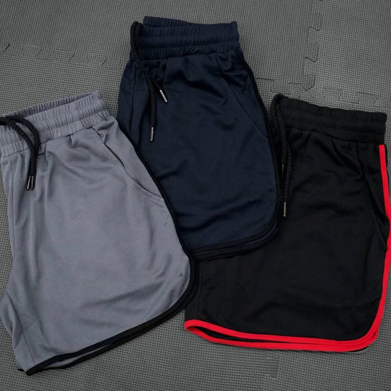 

Men's sports fitness shorts thin mesh quick dry casual running training breathable beach pants