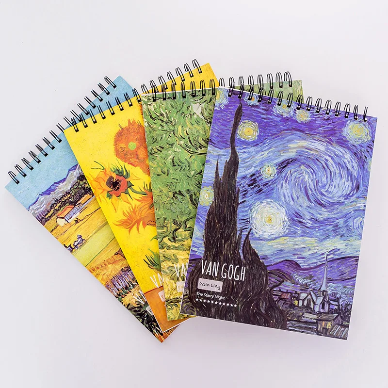 Van gogh альбом для скетчей полезный школьный блокнот 2021 2020 тетрадь упражнений A4