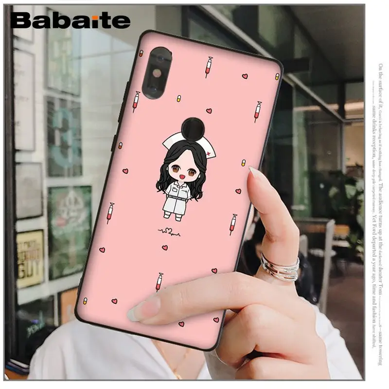 Babaite Nurse Doctor Medical Medicina Health Design Phone Cover for Redmi 5 plus Note 5 Note 4 4X Xiaomi MI 6 8 8SE Mobile Cover
