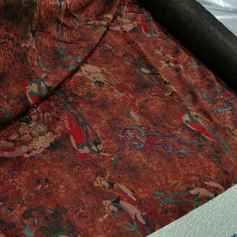 Ткани из высококачественного шелка широкий Материал 140 года тяжелая ткань марли