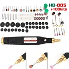 Электрическая мини-дрель 0,3-3,2 с набором шлифовальных аксессуаров, многофункциональная ручка для гравировки Dremel, электроинструменты, 18 в