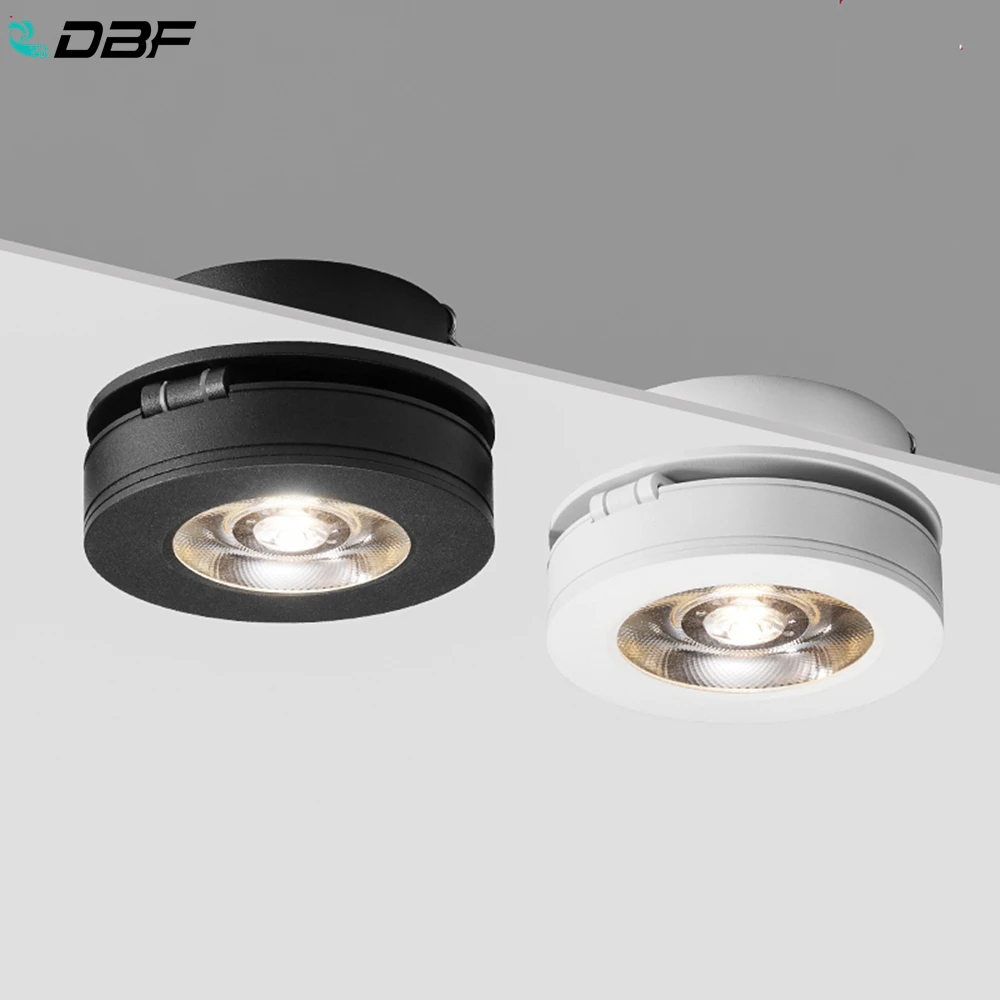 

[DBF]Black/White 3W 5W 7W 10W Recessed Ceiling Downlight AC110/220V Warm/Natural/Cold White LED Ceiling Spot Light for TV Photo