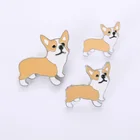 Большая брошь в виде собаки, булавка-чокер, подвеска, бейдж, брошь-корги, подарок лучшего друга, модная мужская бижутерия и Милые Броши для женщин