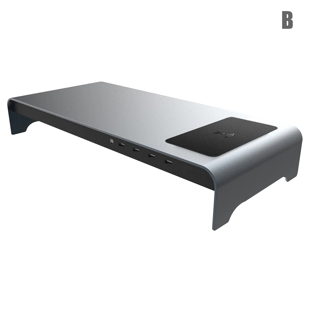 

Smart Base Aluminum Alloy Computer Laptop Base Stand with 4 USB 3.0 Port SP99