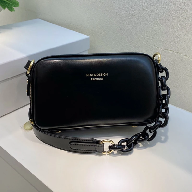 

Single Shoulder Messenger chain bag camera bag leather fashion versatile GG women's bag double g bag classic