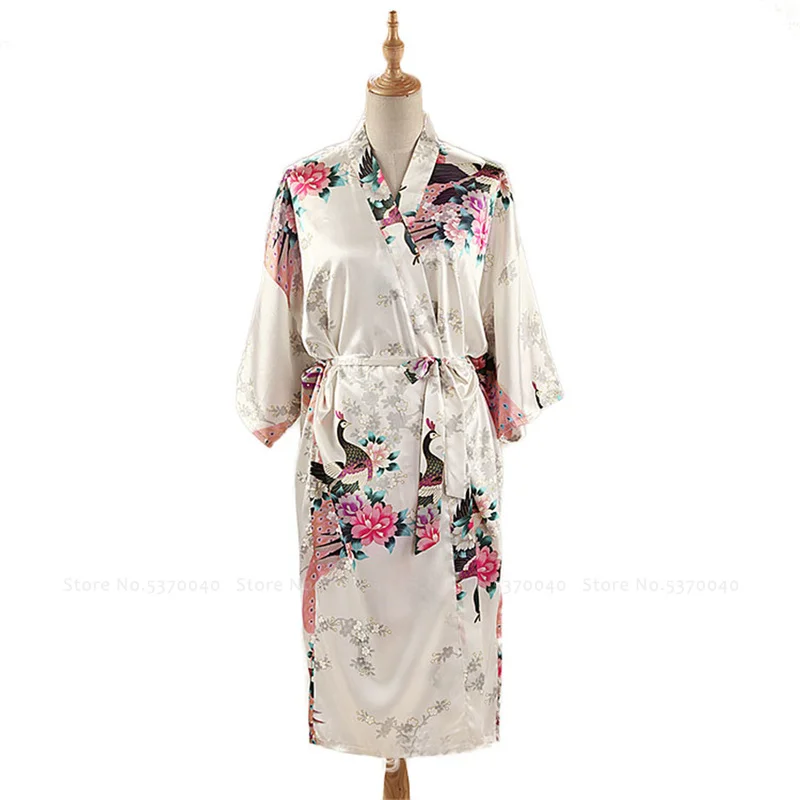 Женское атласное платье юката кимоно в японском стиле банное Aodai традиционное