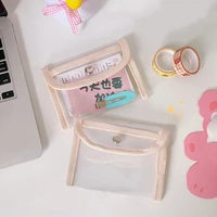 bag purse card pouch organizer case wallet transparent card holder credit card holder makeup storage transparent cosmetic bag