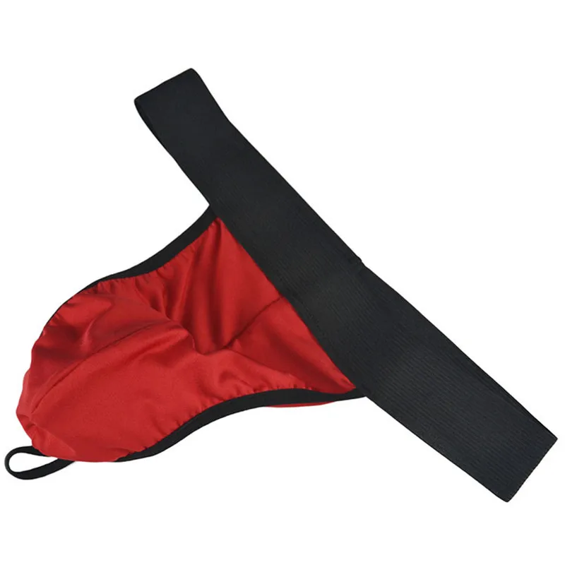 Мужское нижнее белье G Strings сексуальное красное Jockstrap широкий пояс Cuecas