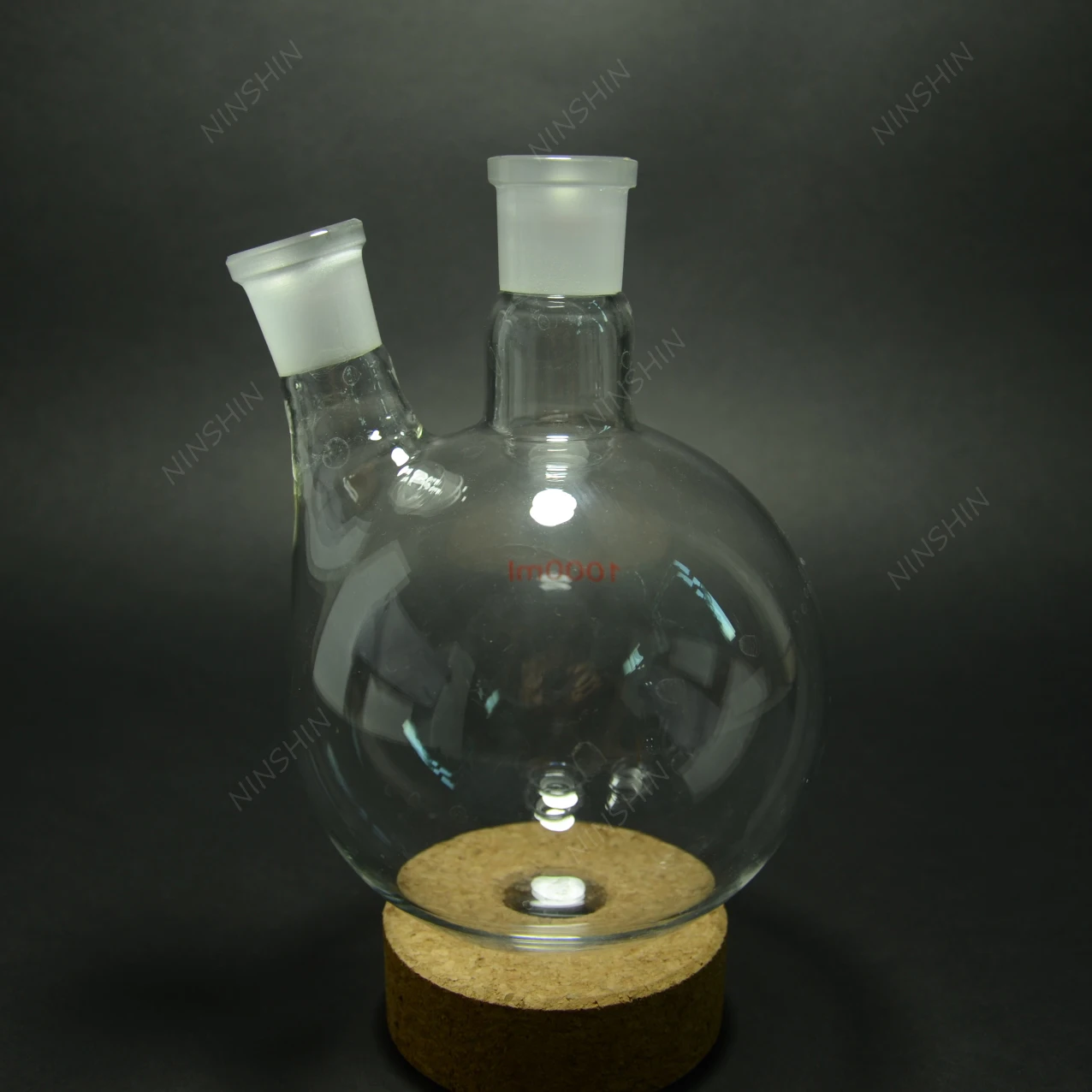 1000ml 2 neck round bottom Boiling Flask 24/29 joint Glass flask lab glassware | Канцтовары для офиса и дома