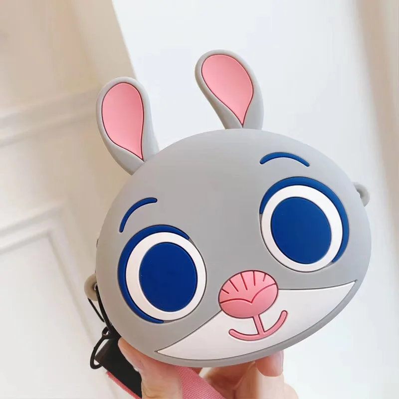 Кролик Джуди из зверополиса Hopps силиконовый кошелек для монет каваи клатч