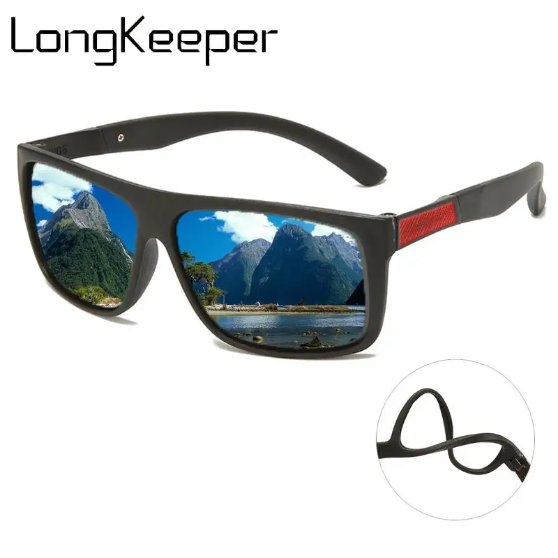 Longkeader новый дизайн ультралегкие TR90 поляризационные солнцезащитные очки для