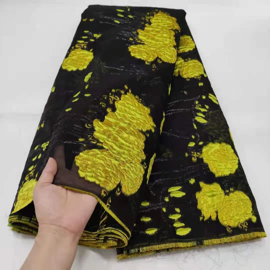 

Новейший стиль 2021, 5 ярдов/шт., Новейшая модная кружевная ткань getnzer, хорошее качество, сетчатый тюль, кружево для свадьбы XS8253