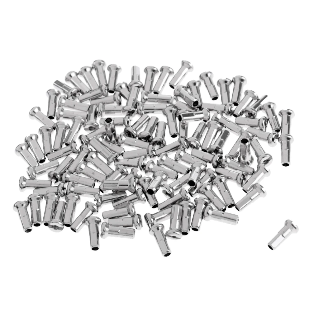 Silver 12mm 14 г Медь велосипедная спица, ниппель велосипедные спицы 12 мм 14 мм 16 мм - Цвет: Silver 12mm