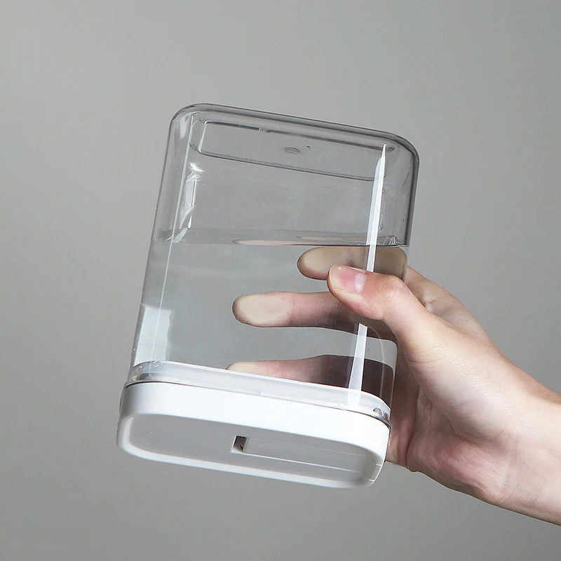 

Kitchen Square Jar Seasoning With Lid Large Capacity Honey Candy Container Sealed Cover organizer storage food box rangement