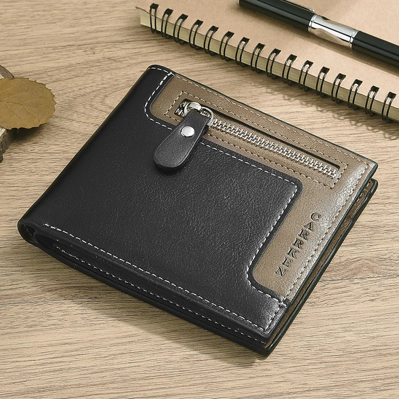 Новинка мужская в деловом повседневном стиле чехол-кошелек из искусственной