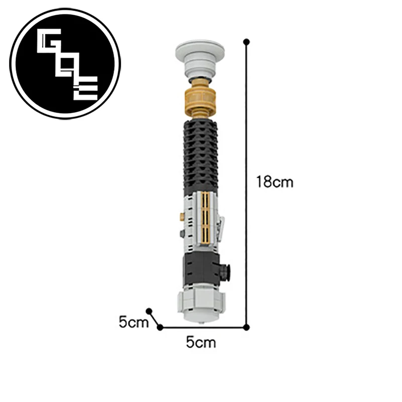 

Diy Star Plan series Figures Combat Weapon Lightsaber ideas intelligent MOC-35681 building blocks bricks toys for kids Xmas gift