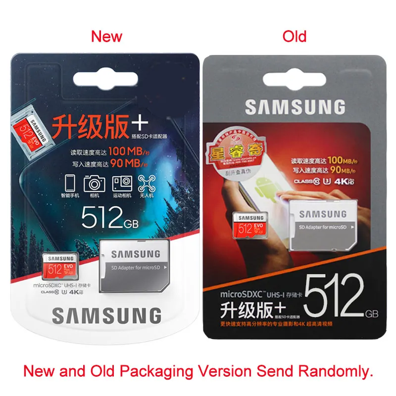 Карта памяти SAMSUNG Micro SD карта 32 Гб 64 128 ГБ 256 512 SDHC SDXC класс EVO + 10 C10 UHS TF карты Flash Microsd |