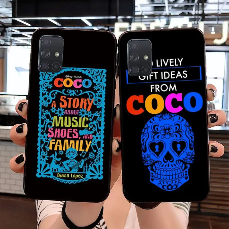 NBDRUICAI coco мексиканский череп на заказ фото мягкий чехол для телефона Samsung S20 plus Ultra S6