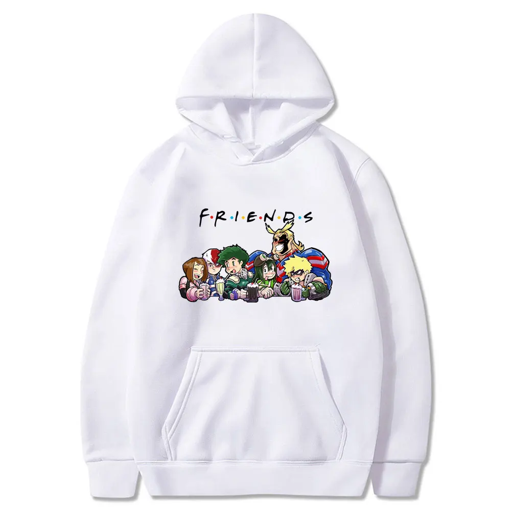 

Oversized Hoodie Sweatshirt Women Men My Hero Academia Friends Polerone Bluza Damska Korean Clothes Streetwear Hoody Coats