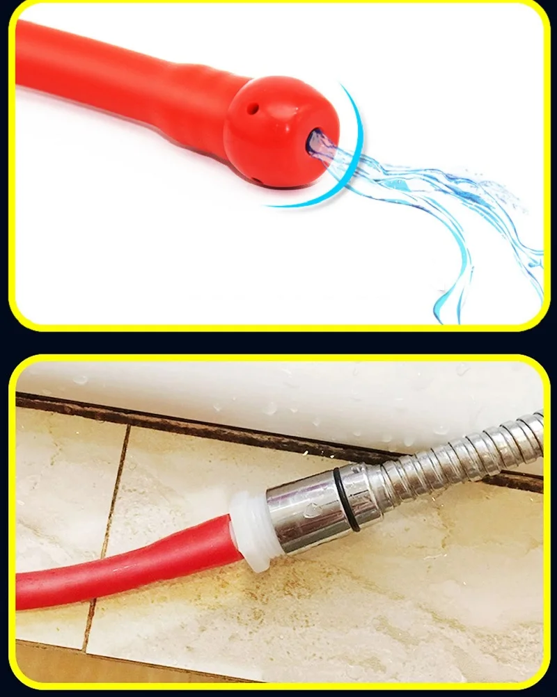 Насадка силиконовая для очистки душа 50-200 см