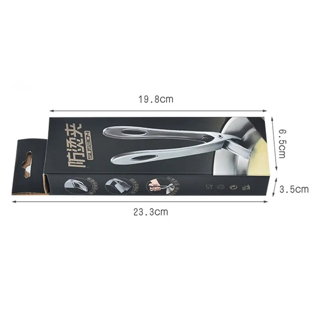 

Multifunctional Stainless Steel Anti Hot Bowl Clip Dish Clamp Pot Pan Plate Holder Household Kitchen Tool