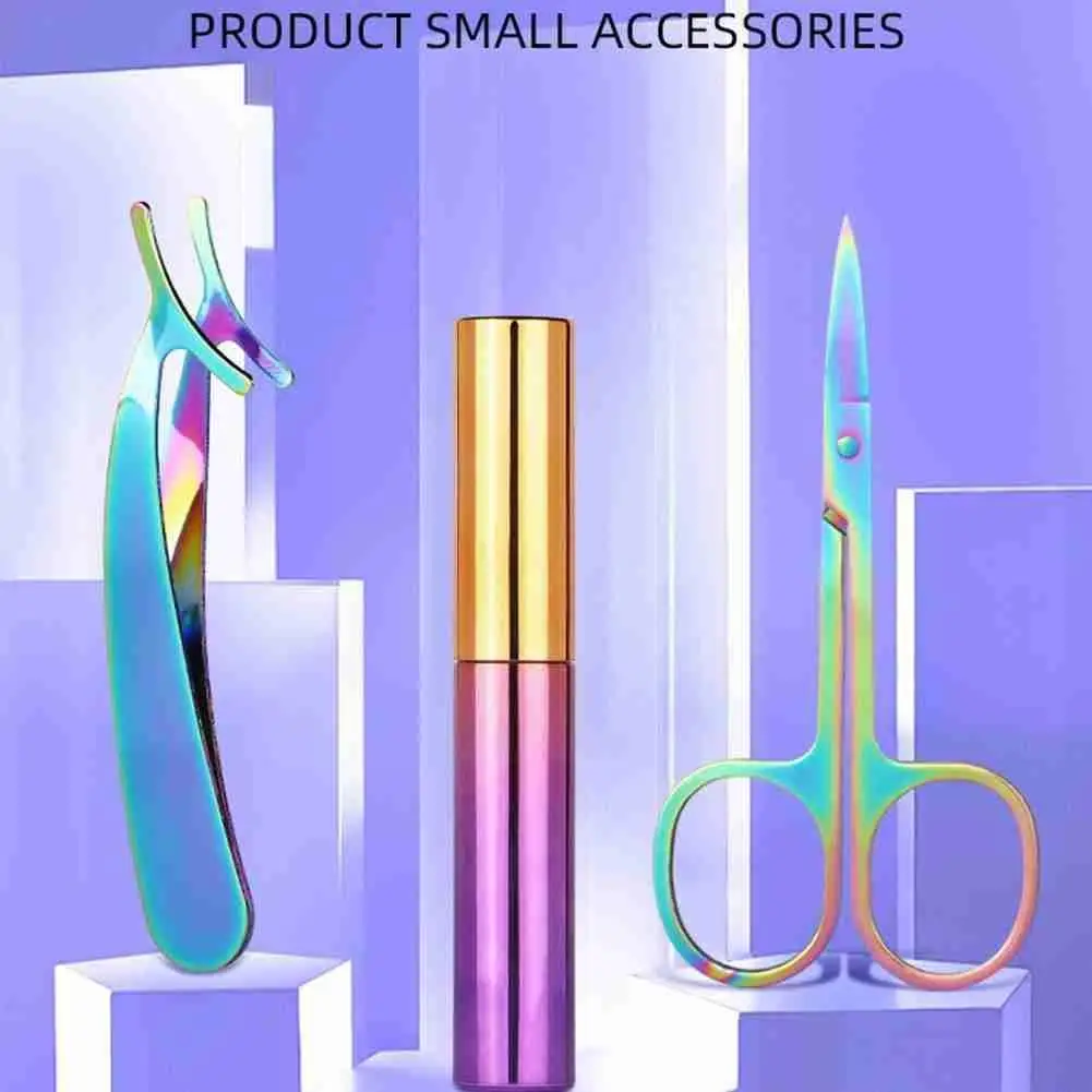 

5Pairs Magnetic Eyelashes Eyeliner Set No Glue Long Eyeliner Magnetic Waterproof Box Gift Kit Lashes Magnetic Scissors Last S4X7