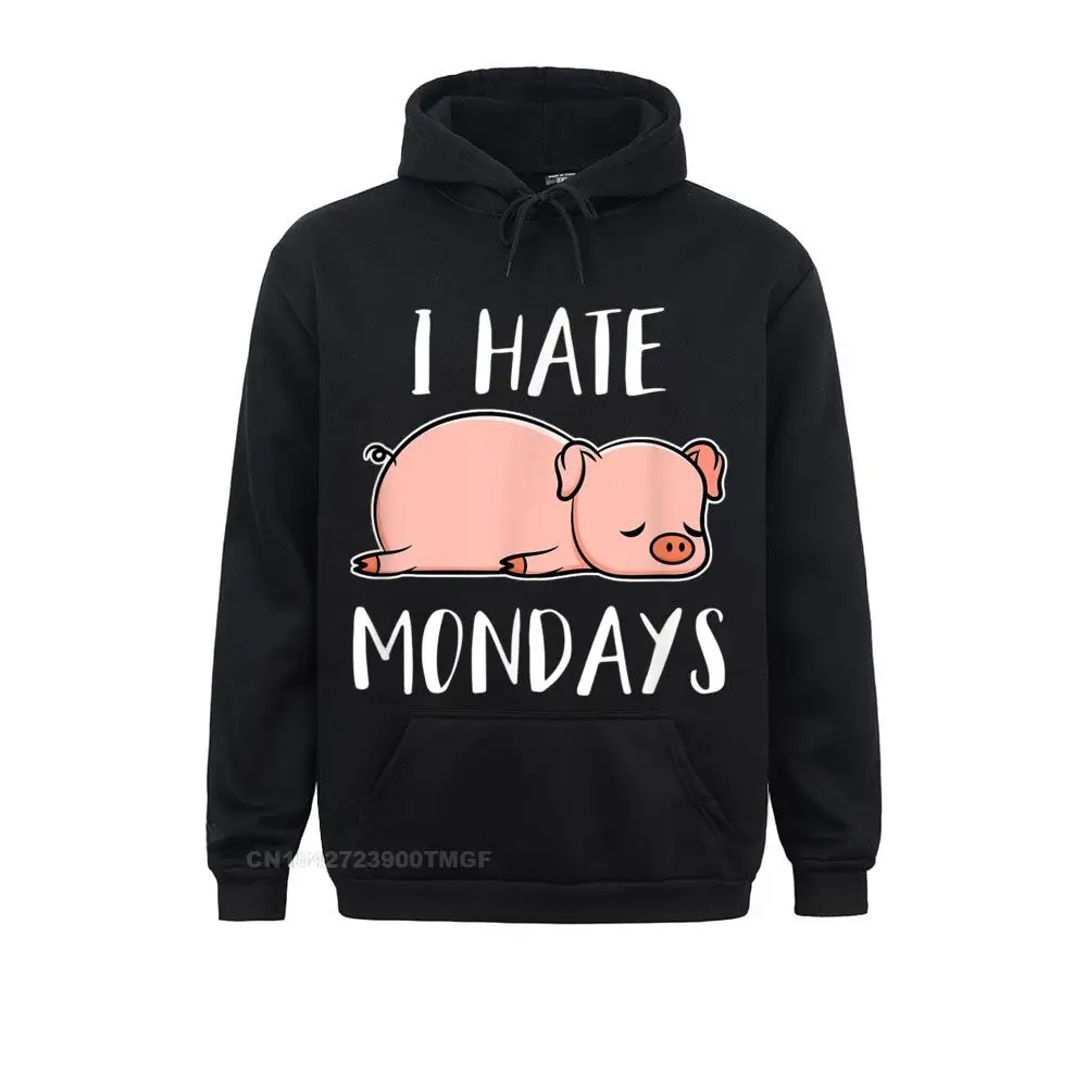 I Hate Mondays милые смешные свитшоты большого размера с капюшоном для мужчин на День