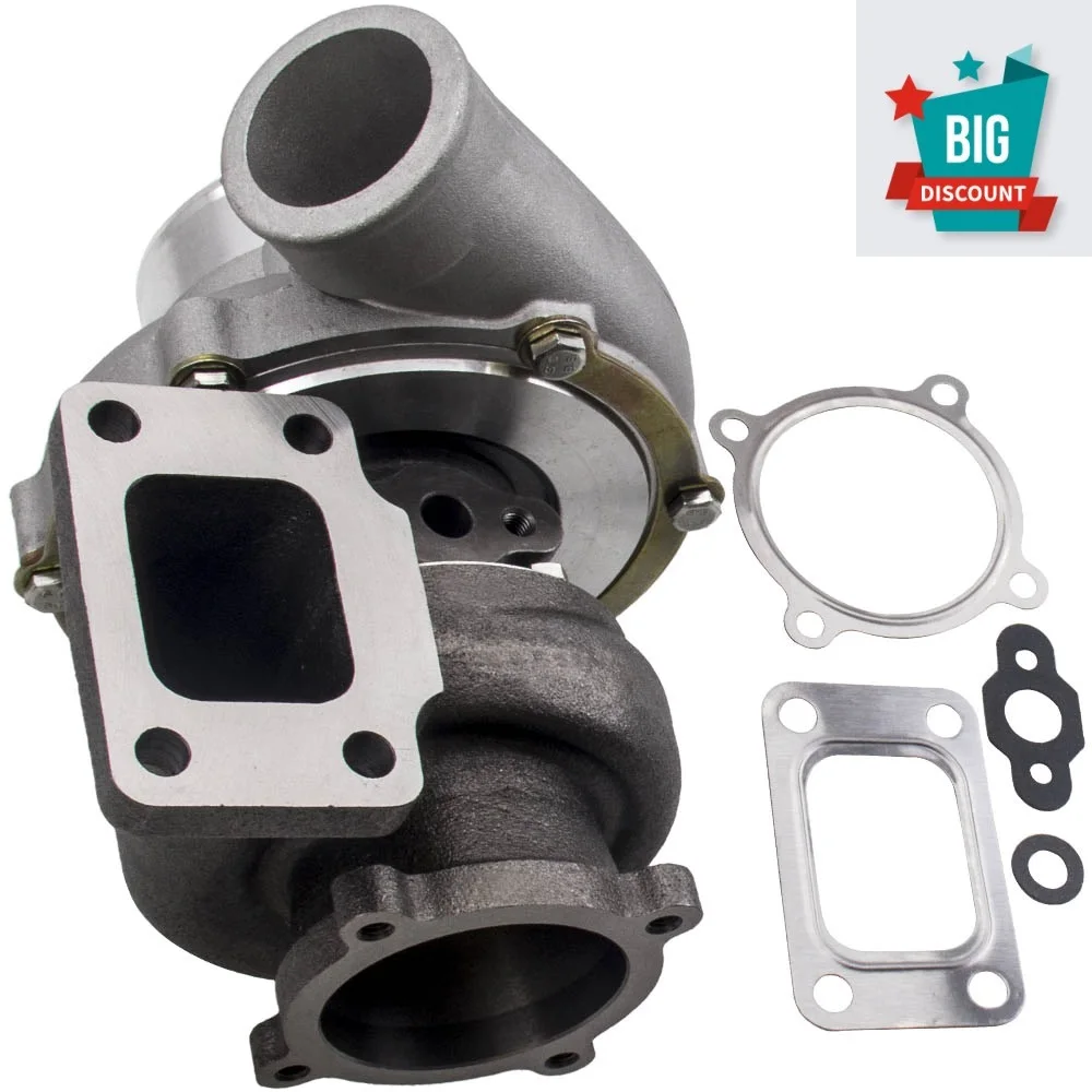 

Universal GT35 GT3582 TURBOCHARGER TURBO AR .63 T3 FLANGE GT3540 3.0L-6.0L engines Anti Surge Turbolader 600HP