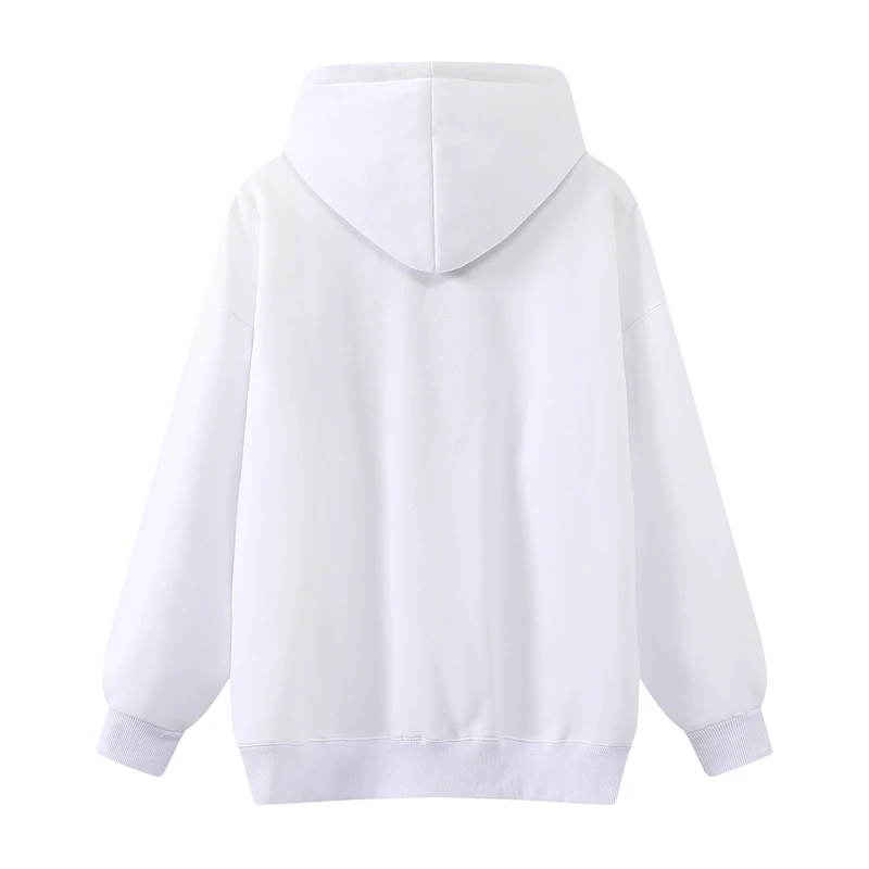 

Oversize Girls Waterfall Embroidery Sweatshirts 2021 Spring-Autumn Fashion Ladies Soft Thick Pullovers Loose Women Chic Clothes