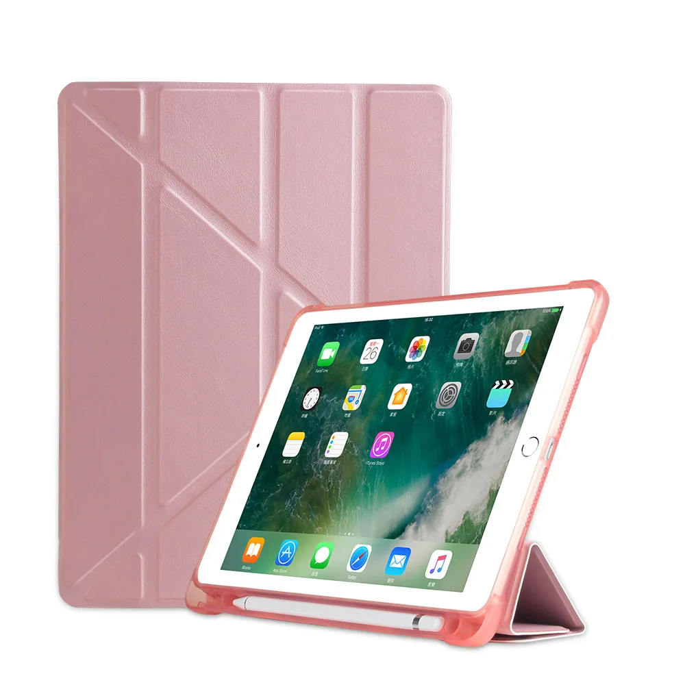 Для ipad Air 1 2 Чехол кожаный для ipad 5 6 Pro 9,7 чехол умный чехол для ipad 6го поколения Чехол с карандашом